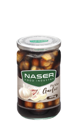 Чесночные соленья коричневые стекло